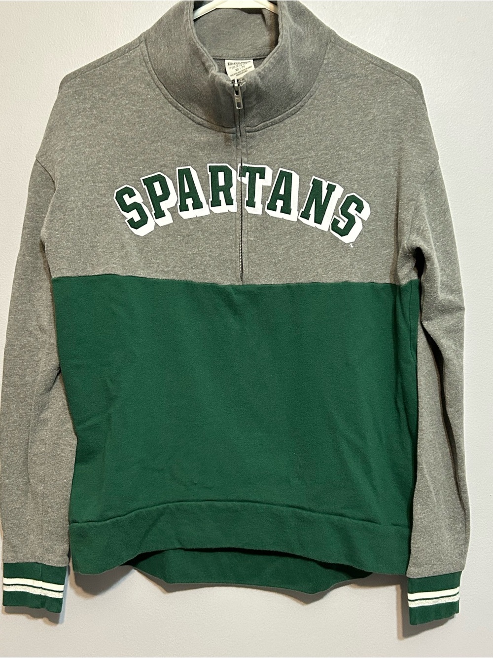 PINK Spartans Quarter Zip sweatshirt
